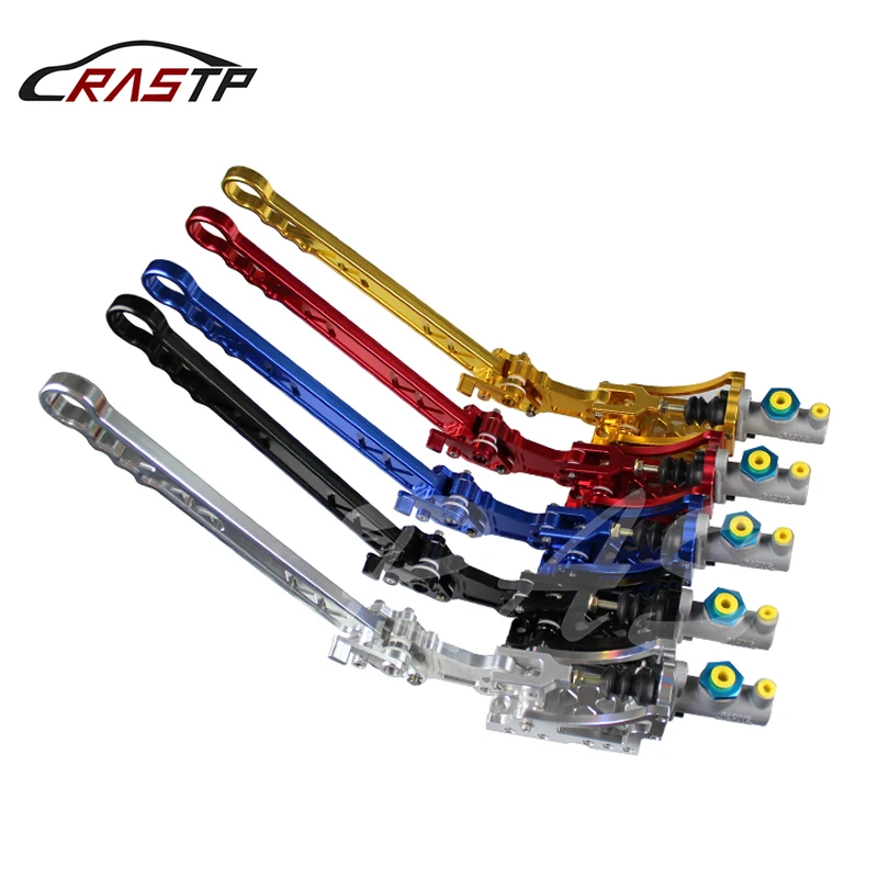 

RASTP Universal 5 Color CNC Aluminum Hydraulic Adjustable Dirft Racing Handbrake Vertical Horizontal Brake RS-HB008