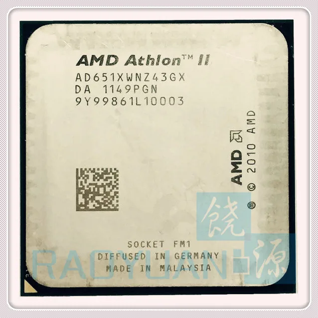 

AMD Athlon X4 651 X4 651K X4 651X X4-651 3.0GHz 100W Quad-Core CPU Processor AD651KWN43GX AD651XWNZ43GX Socket FM1/905pin