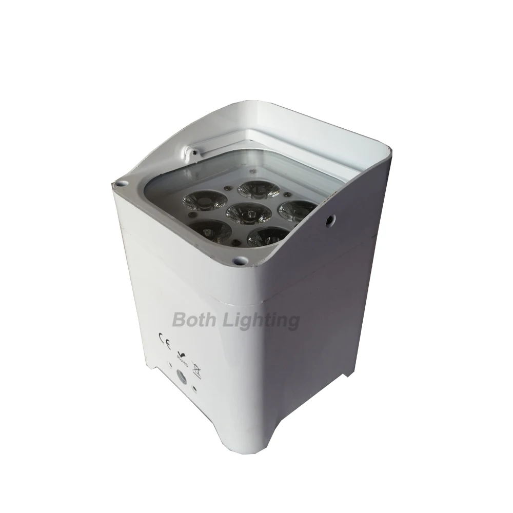 Смарт DJ 6x18 Вт RGBWA UV 6в1 Свадьба Uplighting беспроводной dmx Wifi и пульт дистанционного