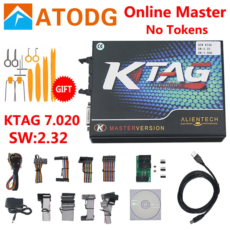 KTAG 7 020 V2.23 без знака предел V7.020 онлайн Mater K тег программатор системного блока
