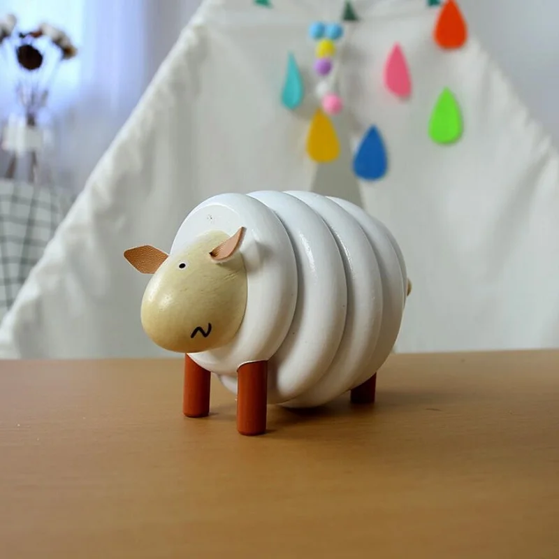 

Small sheep early education building blocks insert color beaded Toys Educational Toy For Children Birthday gift