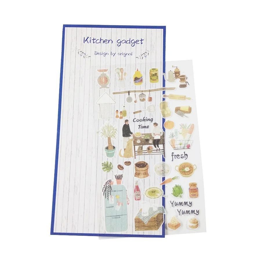 20 Pack/lot Decoration Stickers Kawaii Sticker DIY Letter Print Calendar Paper Sticker Sticky For Scrapbooking Diary Toys