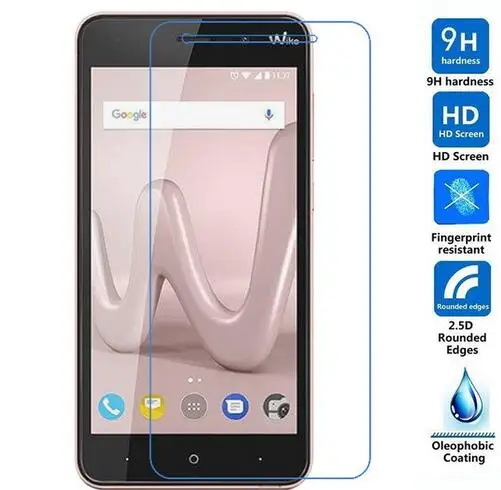 Закаленное стекло 2.5D 9H для Wiko Lenny 4 Plus защитная пленка Взрывозащищенная Защита