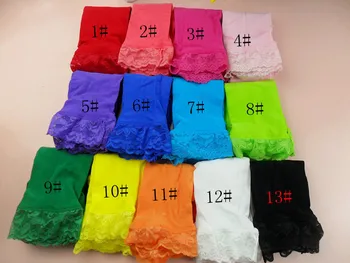 

5pcs/lot baby girl velvet legging kids candy color lace leggings girl fashion summer cute