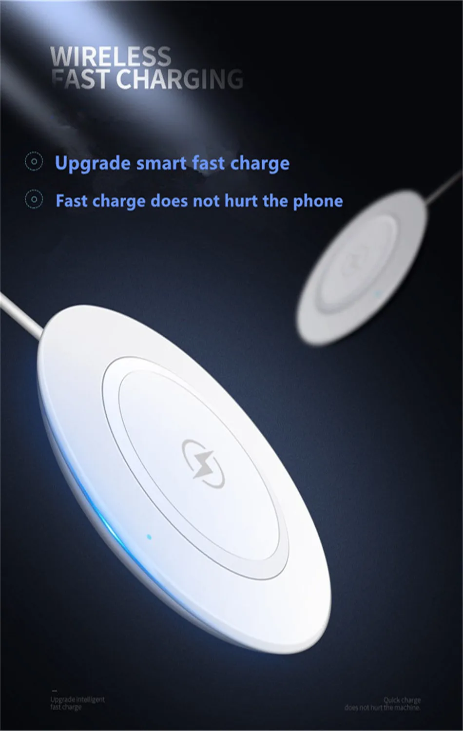 !ACCEZZ 5W QI Wireless Charger Pad For Samsung S8 S7 S9 Plus Note8 LED Cooling Vent Charger For iPhone X 10 8 Plus Charging Pad (1)