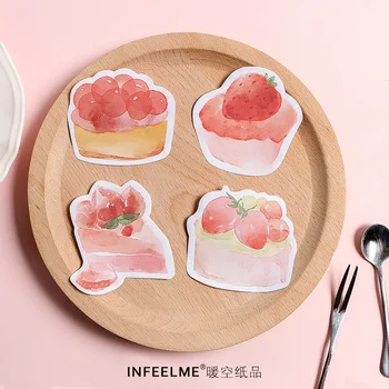 

Cute Afternoon Tea Series Strawberry Cake Memo Pad N Times Sticky Notes Memo Notepad planner stickers Bullet Journal Stationery