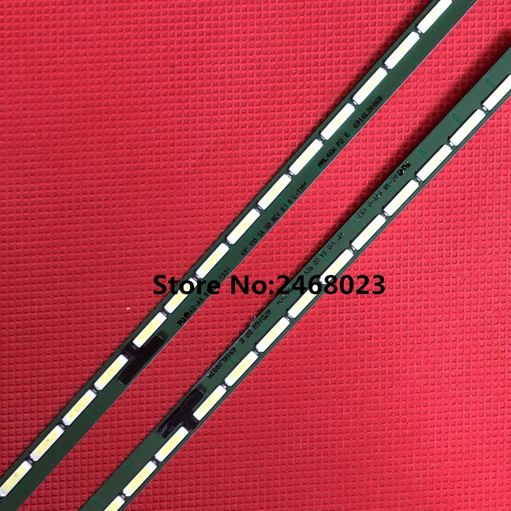 2 шт./компл. 57 светодиодный 537 мм подсветка полосы для LG 49UF850V 49UF8507 6916L2086B 6916L2087B 6922L