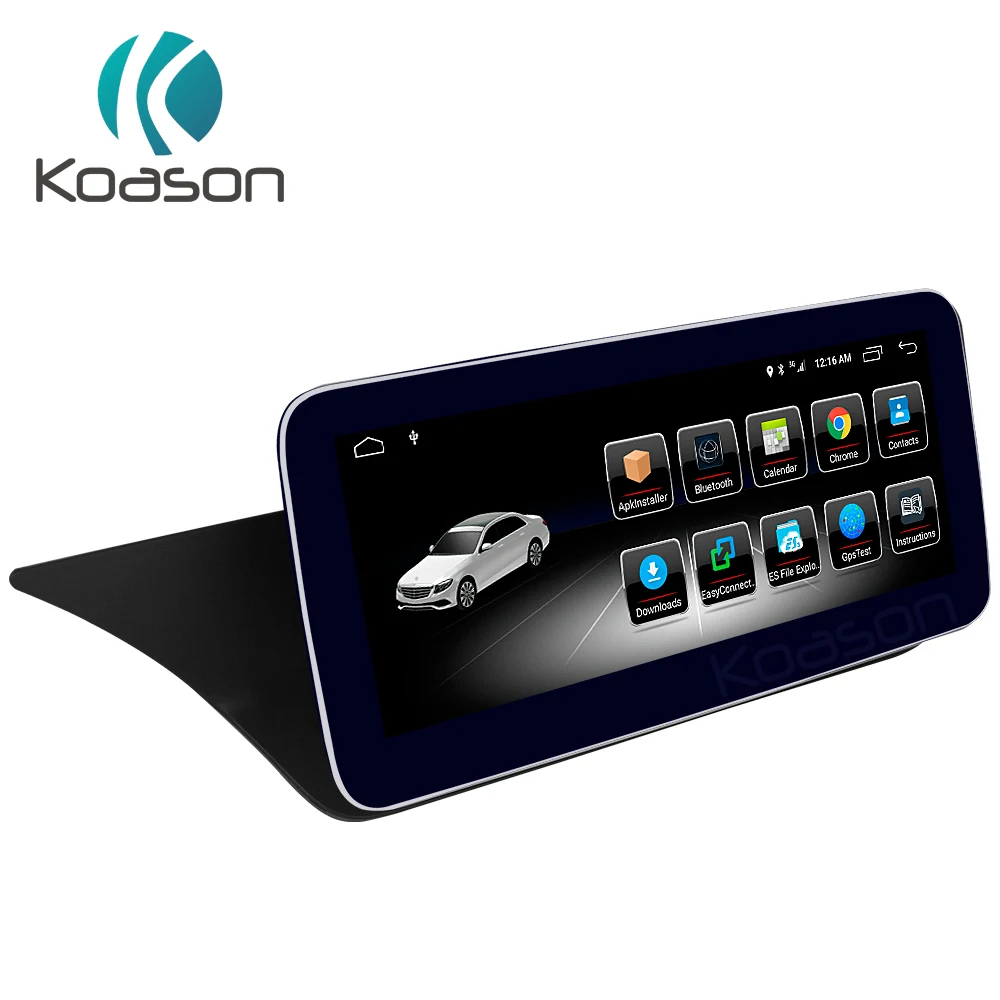 Clearance Koason 10.25" IPS LCD Monitor Touch Screen Android8.1 Car GPS Multimedia Player for Mercedes BENZ E class RHD Couple 2010-2012 2