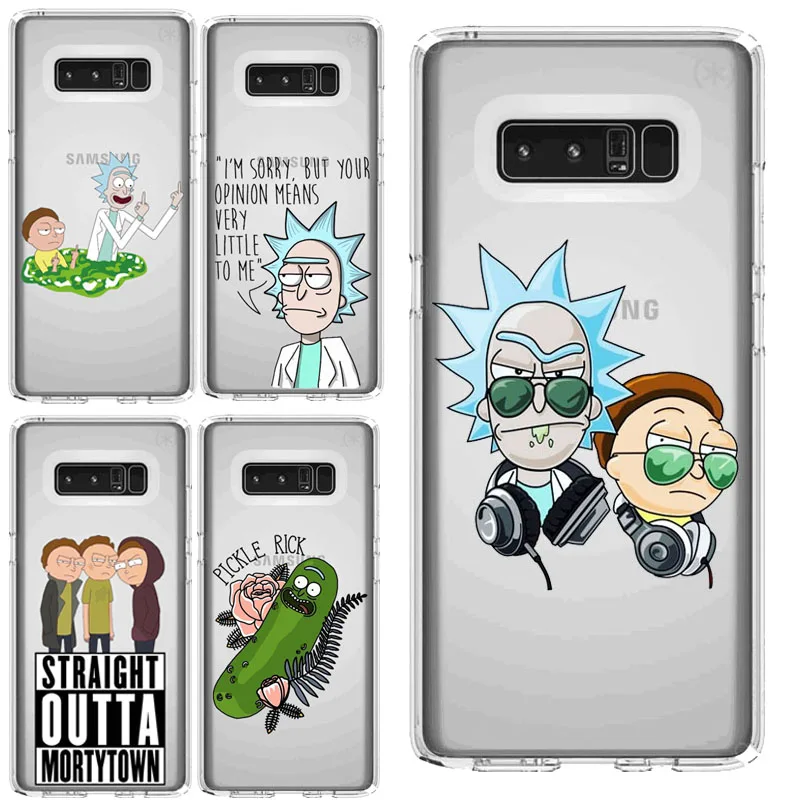 

Rick and Morty Soft silicon TPU Phone Case For Samsung A30 S10LITE S9 S7 S8 S9PIUS S7EDGE 2018A8 A6 NOTE9 NOTE8 A6PIUS