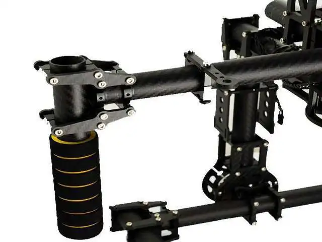 F07544 углерода Алюминий 3 Ось ручки стабильный стабилизации Бесщеточное Gimbal