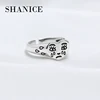 Best Price Silver Jewelry Opening-Ring 925-Sterling-Silver Retro Personality Love Women Cry  73oVjMgOW