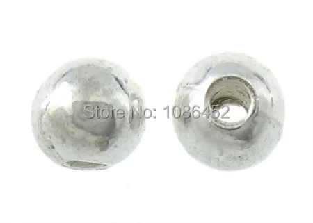 Free shipping!!!Zinc Alloy Jewelry Beads 2014 new men with Round platinum color plated nickel lead &amp cadmium free 4mm | Украшения и