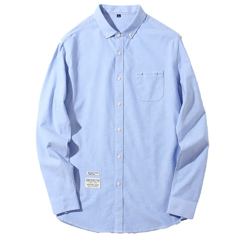 

Men's Shirts Spring And Autumn Adult Youth Long-sleeved Cotton Casual Style Comfortable 2018 New Brand Maylooks Qc017
