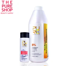 Pure keratin smoothing 8% formlain repair damaged hair and make hair smoothing and shine chocolate smell high quality