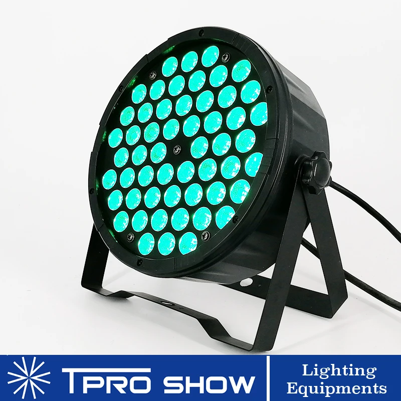 54x3w Rgb Led Par Wash Light Dmx Sound Control stage Lighting Effect Professional Dj Light Projector Flat Blacklight Party Club - Stage Lighting Effect - AliExpress