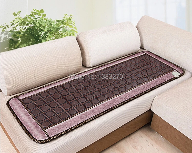 2017 as seen on tv Fabric tourmaline therapy jade sofa cushion heating sleeping mattress with free