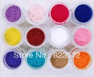 

free shipping 12pcs /set New Fashion Tips Nail Decoration Fuzzy Flocking Velvet Nail Powder Nail Art Tools Wholesale