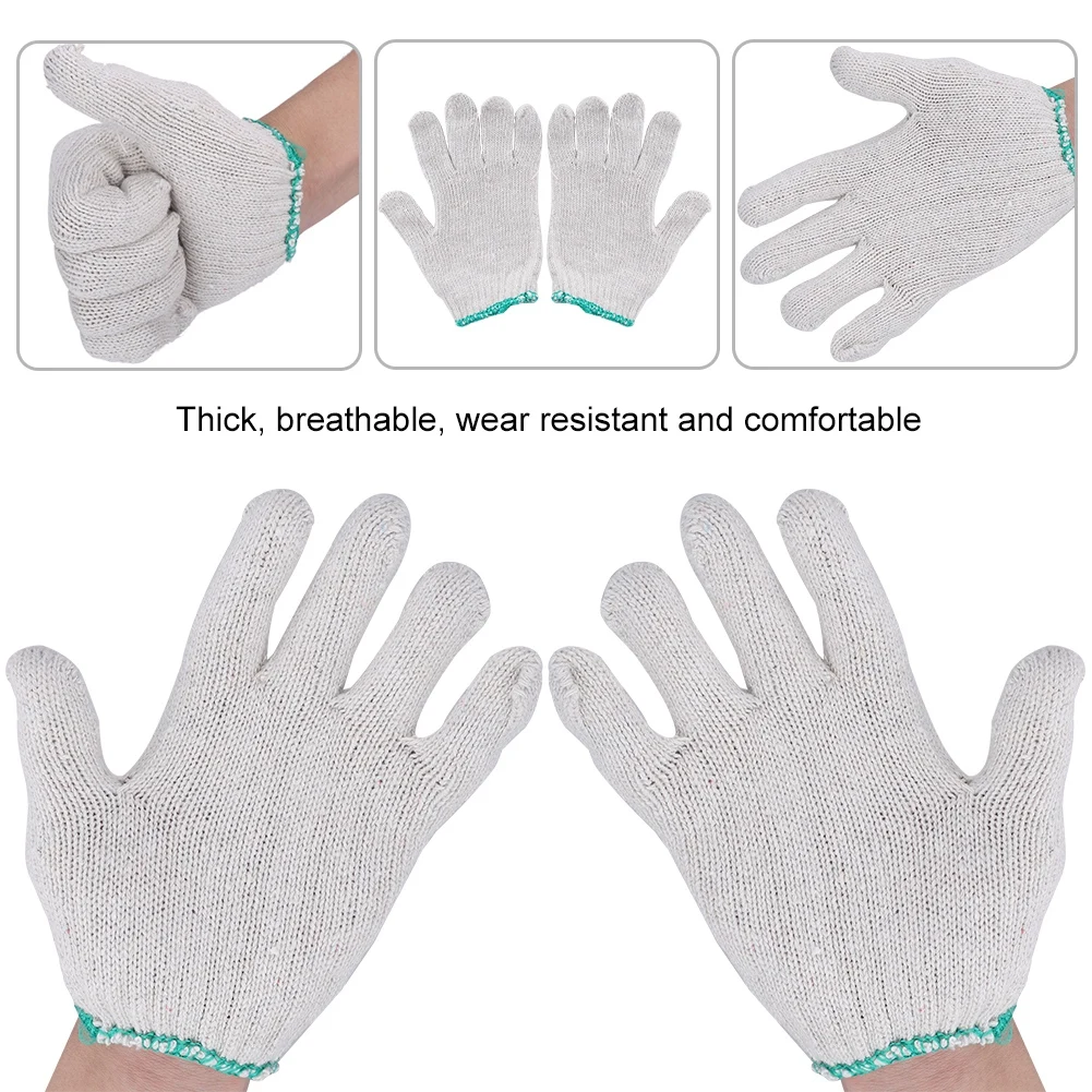 10 пар нейлоновые Нескользящие защитные рабочие перчатки носимые дышащие Рабочие Перчатки Горячая Распродажа 2019 Новые