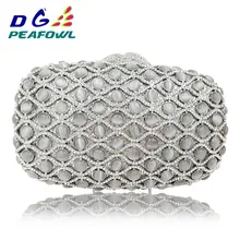 Золотая Бриллиантовая клетчатая полосатая модная женская сумка-клатч с цепочкой, вечерняя сумочка, Роскошная вечерняя сумочка для выпускного вечера, Банкетный Кошелек, женские клатчи на день