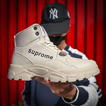 

Winter Fashion style High-top Big size Male shoes for basket Waterproof Street dance shoes