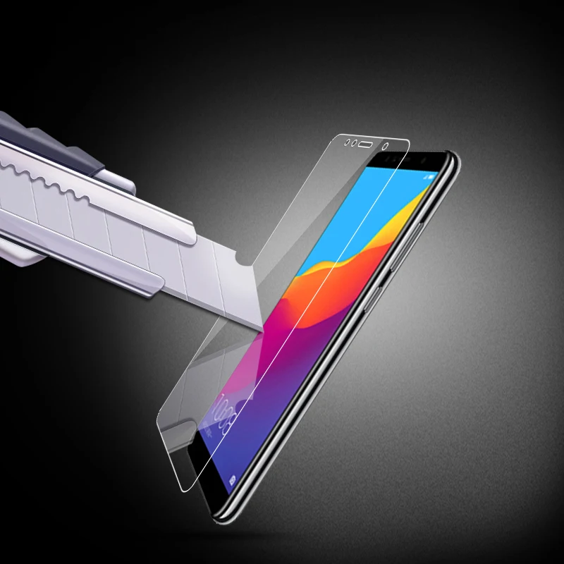Закаленное стекло для Huawei Honor 7A Pro 5 7 дюйма Защитное 45 защита экрана русская версия