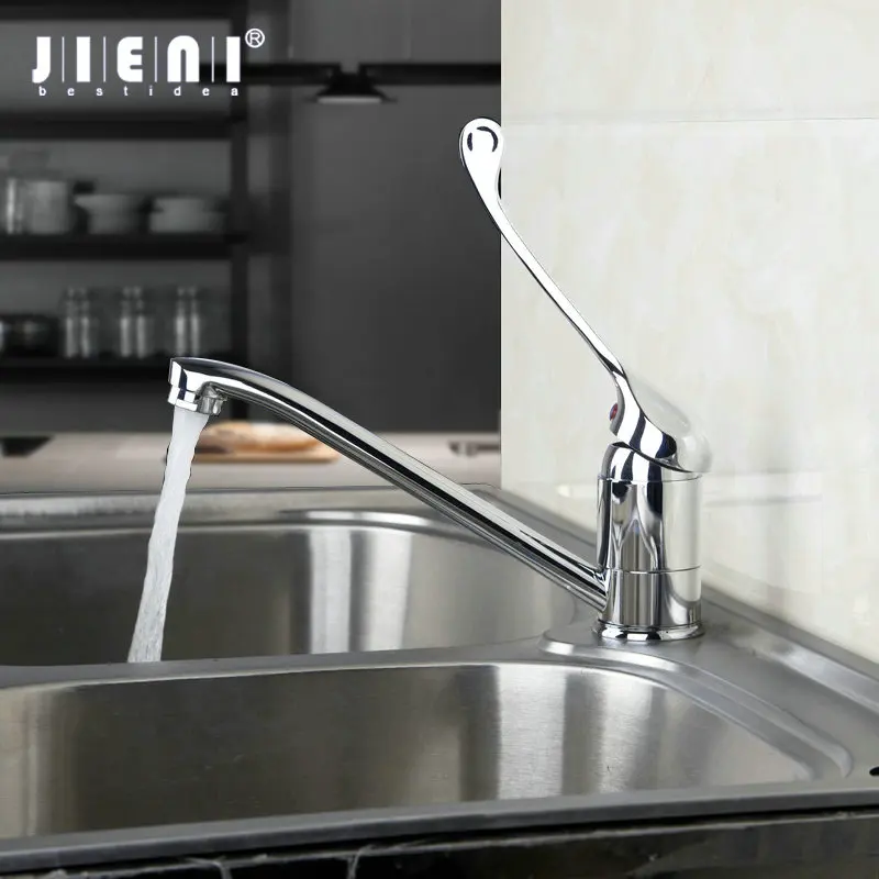 

Kitchen Cozinha Torneira Long Spout Swivel 360 NEW 8710 Deck Mounted Polished Chrome Single Hole Faucets,Mixers & Taps