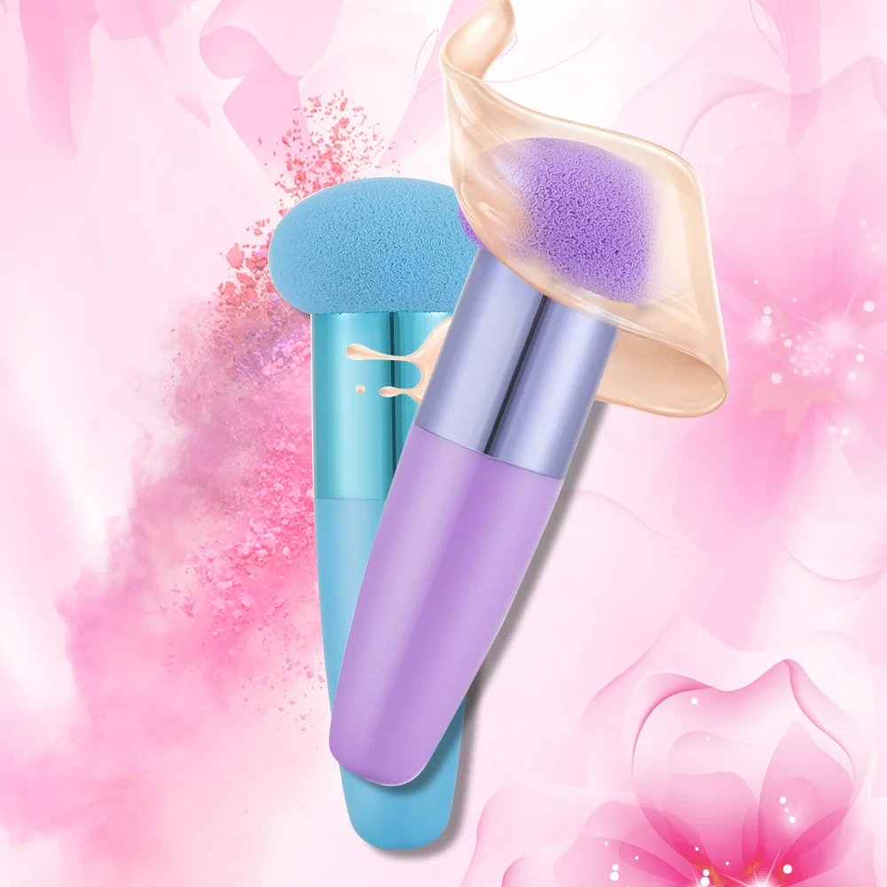 

1PC Women Mushroom Head Foundation Powder Sponge Beauty Cosmetic Puff Face Makeup Brushes Tools with Handle