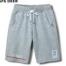 Новые летние мужские шорты Повседневный стиль Фитнес упражнения свободные однотонные мужские Шорты хлопковые шорты пояс мужские шорты