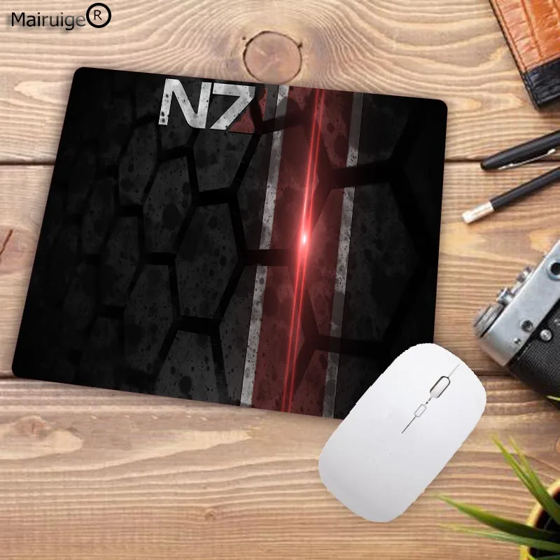 Mairuige 220*180*2 мм высокая скорость Mass Effect N7 игровой логотип, коврик для мыши винтажный стильный компьютерный коврик для мыши игровой Прямоугольный Коврик для мыши - Цвет: 22X18CM
