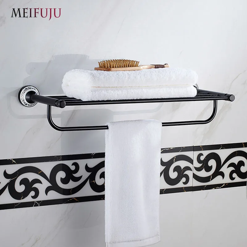 New Arrival Blue And White Porcelain Towel Rack Ceramic Bathroom