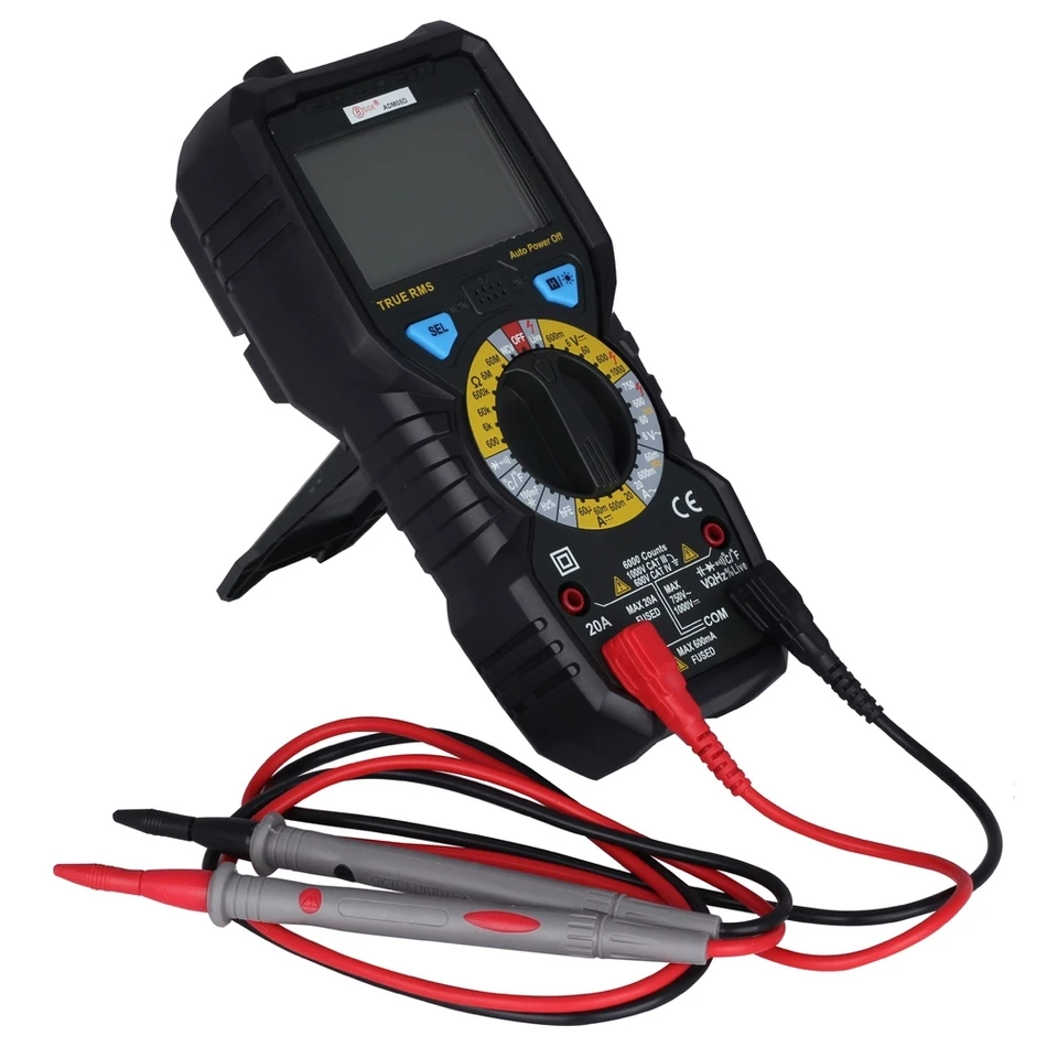 BSIDE ADM08D Digital Multimeters AC/DC Current Voltage Temperature
