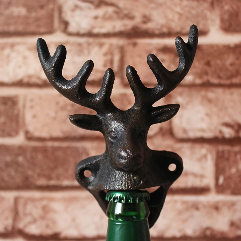 Deer Wall Mount Bottle Opener