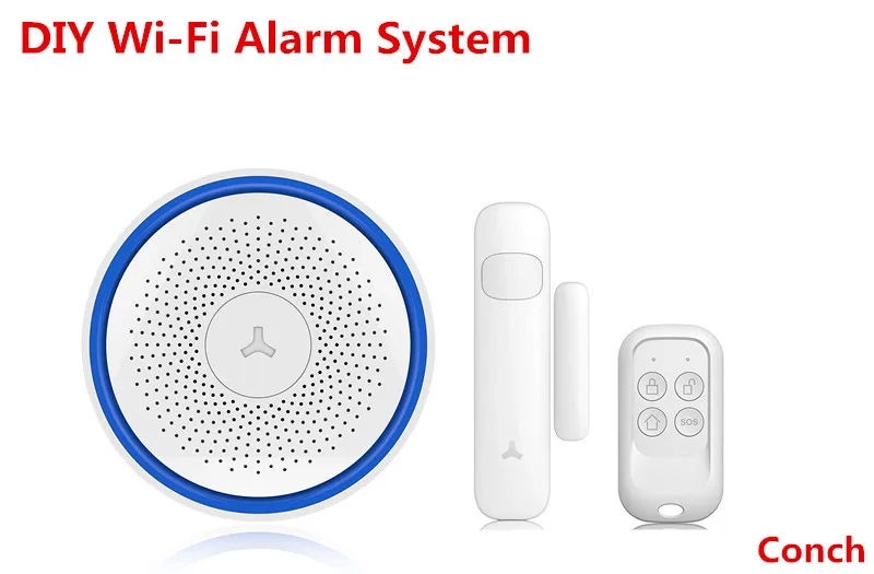 

New Arrival DIY Wifi Alarm System No month fee Control by App