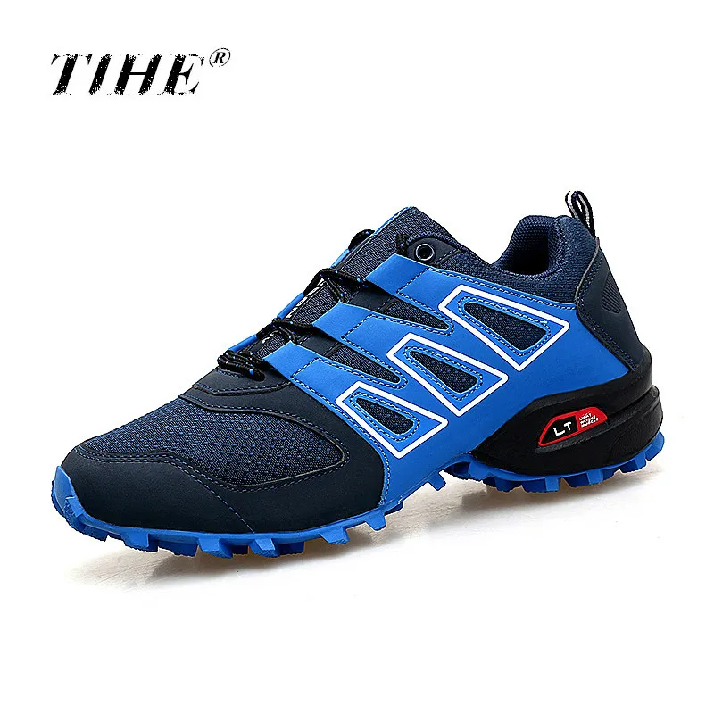 Breathable Shoes Men Lace-up Mesh Sneakers Summer New Casual Shoes Man Plus Size 39-46 Trainers Male Slip-On Outdoor Footwear