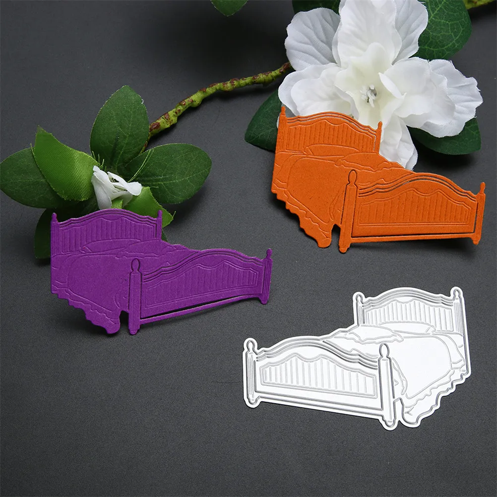 5*8cm Bed Shapes Option Scrapbooking Metal Cutting Dies Stencil Scrapbook Album Paper Card Embossing Craft 5*8cm Bed Shapes Option Scrapbooking Metal Cutting Dies Stencil Scrapbook Album Paper Card Embossing Craft