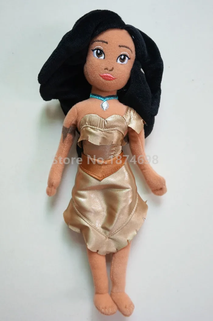 Мини Рапунцель Белоснежка Золушка Белль отважные Феи Pocahontas Принцесса Мини плюшевые куклы игрушки 30 см для детей девочки подарки