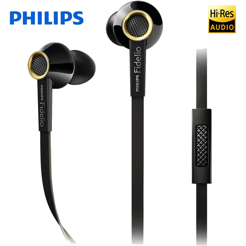 PHILIPS Fidelio S2 оригинальные наушники HiFi с высоким Разрешение лихорадка Телефонный