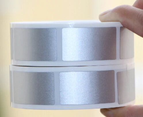 

1000pcs 23x42mm silver gold adhesive SCRATCH OFF stickers DIY manual Label Tape hand made scratched stripe card film