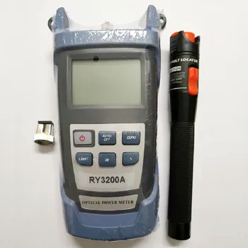 

Fiber Optic Tester Tool Kit with RY3200 Optical Power Meter and VFL Fiber Laser Pen Visual Fault Locator 10mw 20mW 30mW