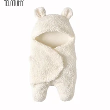 TELOTUNY для новорожденных милые хлопковые получения белый спальный Одеяло мальчик девочка Обёрточная бумага для пеленания Z0815