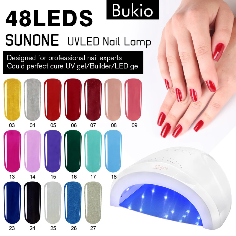 Bukio 48W UV LED Nail Lamp 30 LEDs Nail Dryer Gel Polish Curing Light