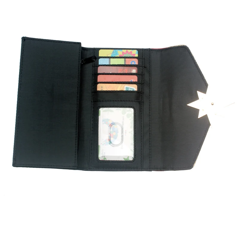 Captain Marvel Tri-Fold Wallet Women Purse Wonder woman DFT-6037 Captain Marvel Tri-Fold Wallet Women Purse Wonder woman DFT-6037