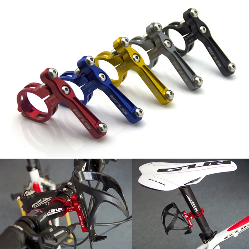 

GUB Bike Water Bottle Cage Holder Converter Rack Handlebar Spigot Mount CNC Machined Aluminium Alloy MTB Bike Bottle Holder