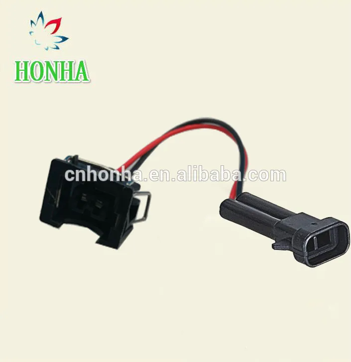 

Free shipping 4 pcs adapters for injectors ev1 for posting for delphi wire harness with 5cm 18AWG wire harness