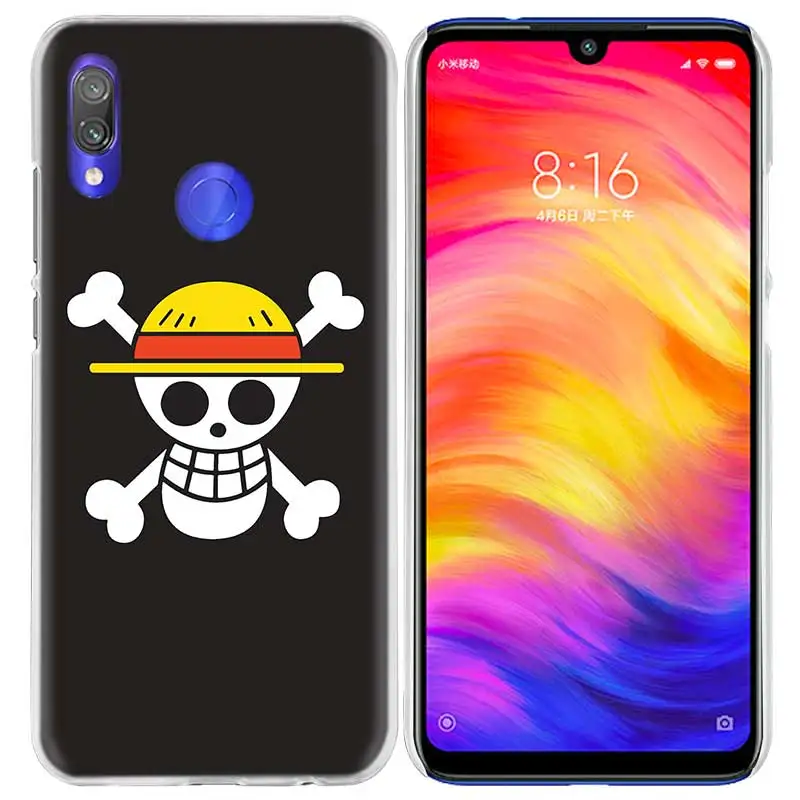 Чехол one piece Аниме для Xiao mi Red mi Go Note 7 8T 8 6 6A Pro S2 5 8A 4X mi A1 A2 9 10 8 lite Play F1 жесткий чехол для телефона из ПК