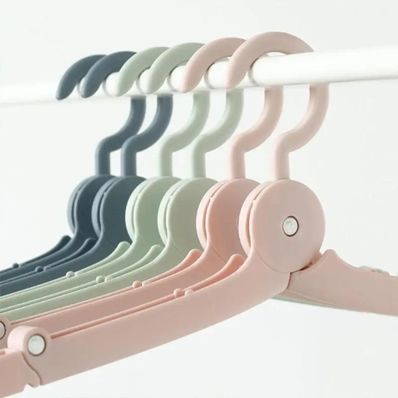 1 шт. зеленый/розовый/синий Мини Путешествия Складные вешалки сушильные стеллажи для домашнего хранения телескопическая дорожная вешалка для одежды