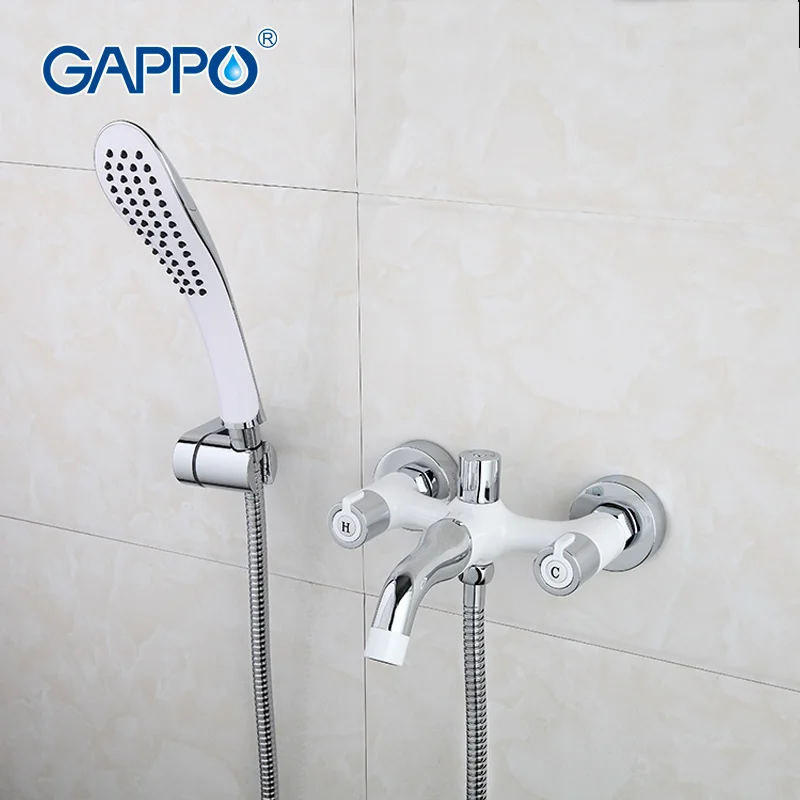 GAPPO смесители для раковины для ванной комнаты torneira смеситель для ванны torneira латунный корпус смеситель для раковины холодной и горячей воды ручной душ G3249 - Цвет: G3249