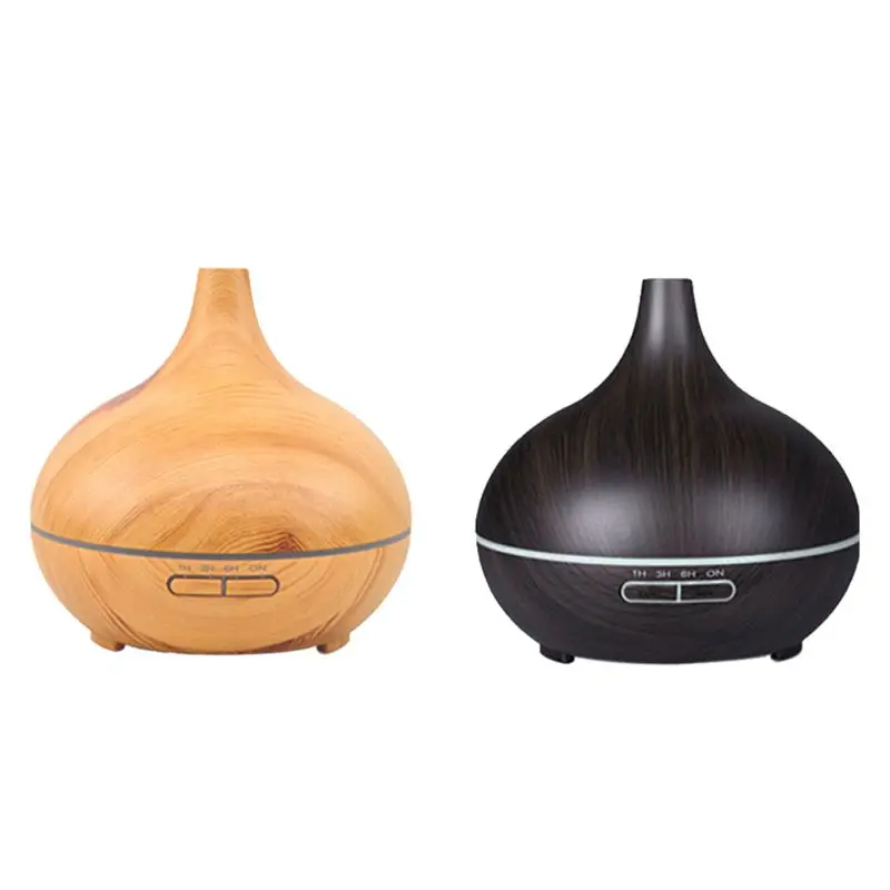 

1Set 400ml Essential Oil Diffuser Ultrasonic Aroma Aromatherapy Humidifier Simulation Wood Pattern Household Accessory Hot