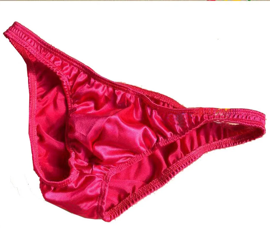 

Sexy smooth men's underwear male Low-waist panties elastic briefs ZJH025