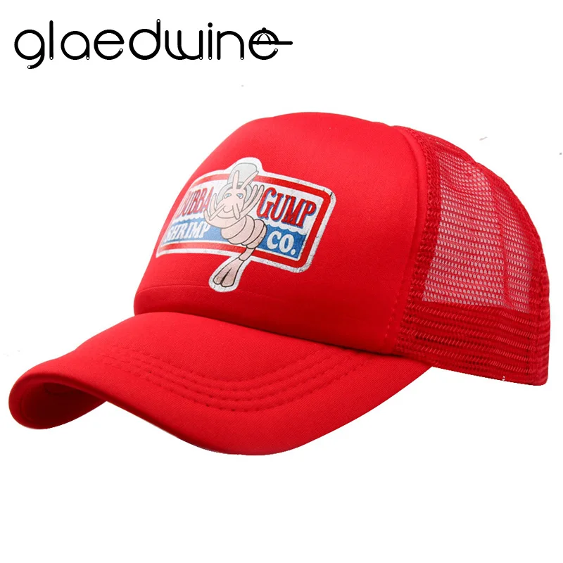 

Glaedwine 2018 Fashion BUBBA GUMP Baseball Cap SHRIMP CO Truck dad hat for Men Women Summer Bone Snapback Cap Hat Forrest Gump